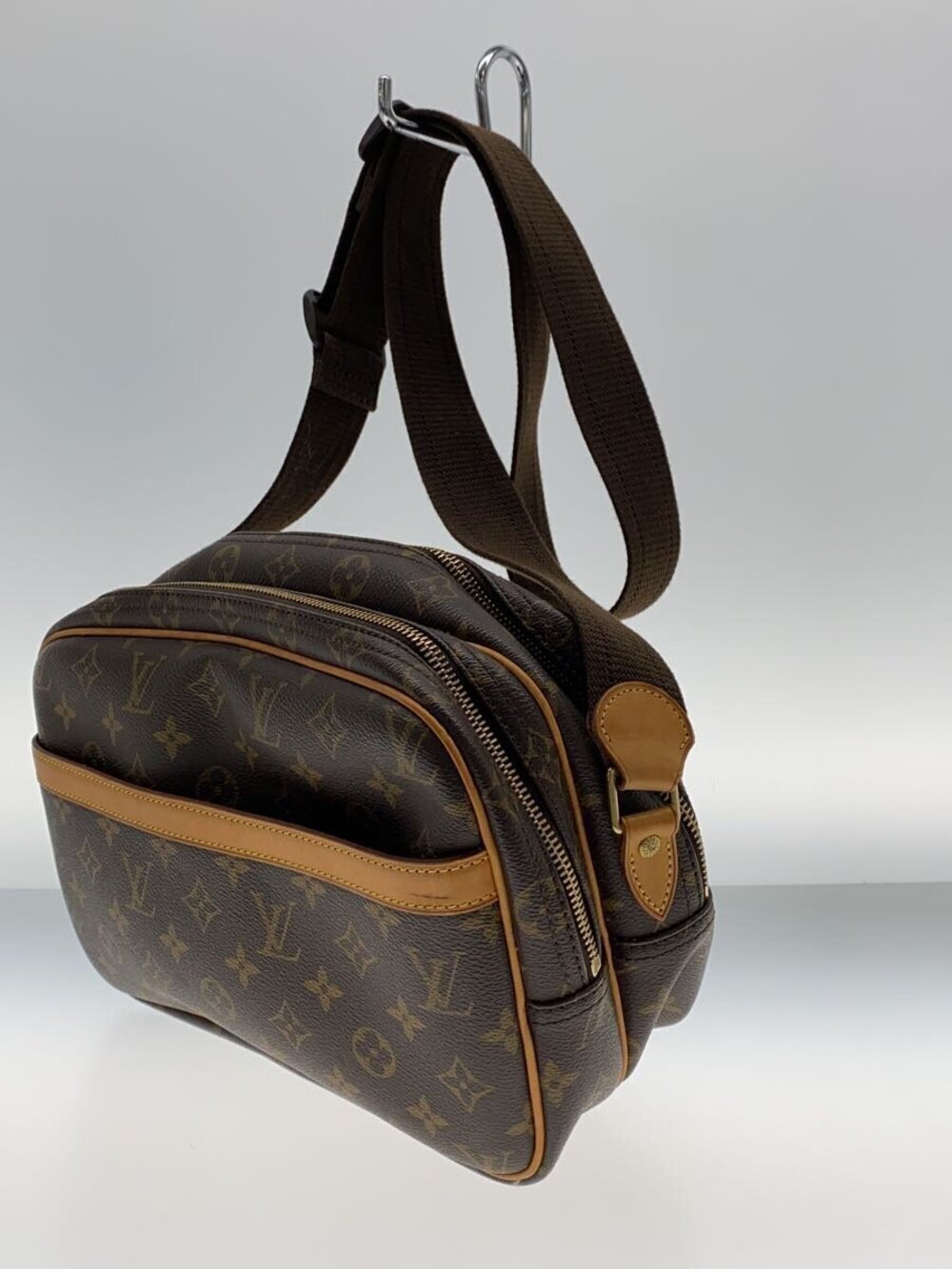 Louis Vuitton Brown Monogram Reporter Canvas Brown